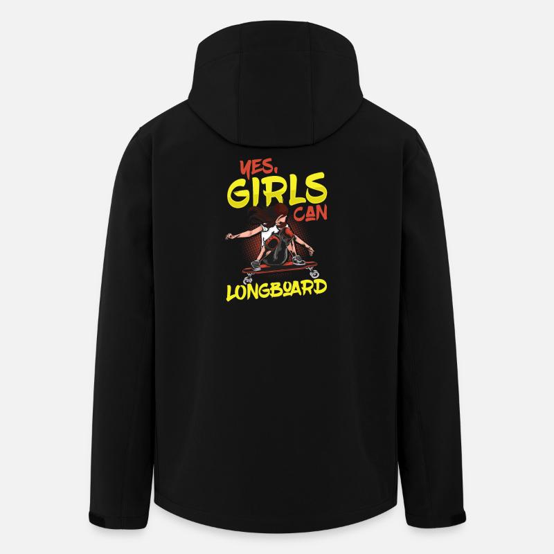 Longboarding Longboarder Longboard - Veste softshell homme en polyester recyclé Stanley/Stella - noir