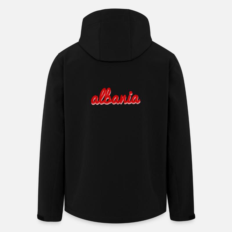 Albania Albanien - Recycelte Männer Softshell-Jacke von Stanley/Stella - Schwarz