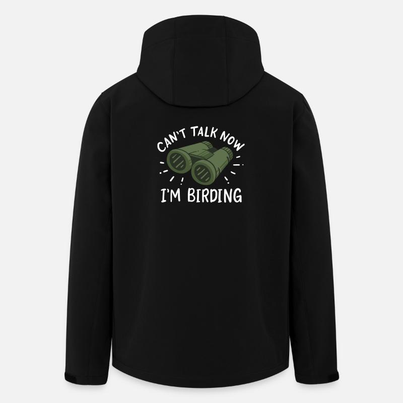 Bird Watching Birdwatchers - Men’s Recycled Softshell Jacket by Stanley/Stella - black