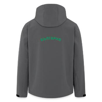 Bulgarie България - Veste softshell homme en polyester recyclé Stanley/Stella - noir - Dos - AI Model Male 185 light (185cm)