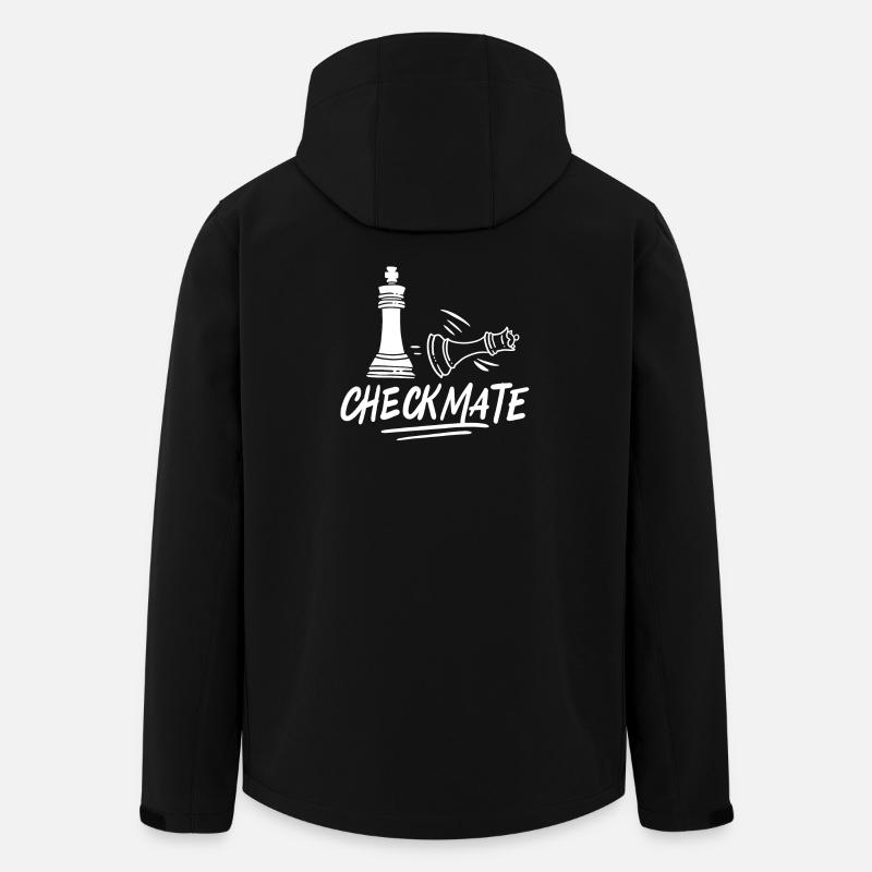 Chess checkmate chess player - Men’s Recycled Softshell Jacket by Stanley/Stella - black