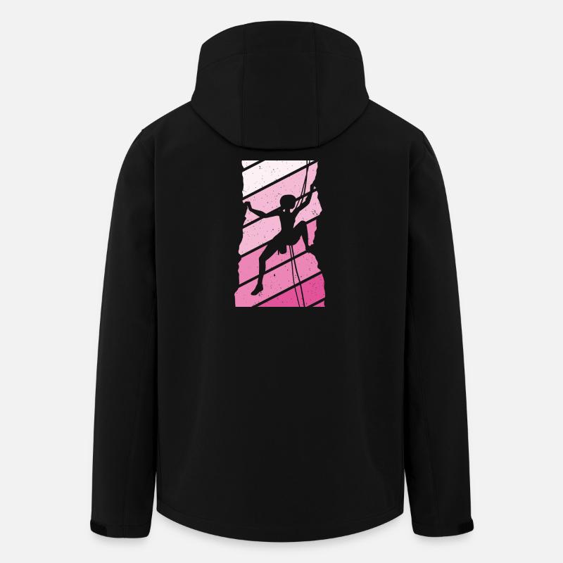 Kletterer Klettersport - Recycelte Männer Softshell-Jacke von Stanley/Stella - Schwarz