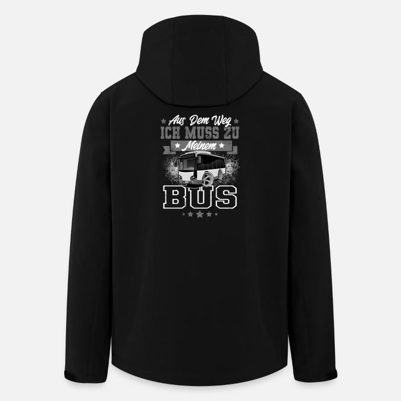 Busfahrer - Recycelte Männer Softshell-Jacke von Stanley/Stella - Schwarz