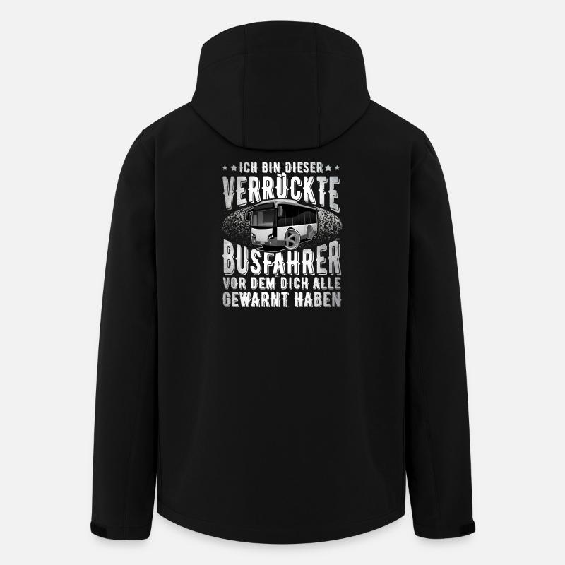 Busfahrer - Recycelte Männer Softshell-Jacke von Stanley/Stella - Schwarz