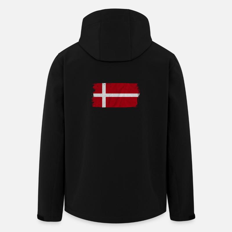 Dänemark - Recycelte Männer Softshell-Jacke von Stanley/Stella - Schwarz