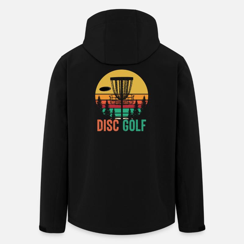 Disc Golf - Recycelte Männer Softshell-Jacke von Stanley/Stella - Schwarz