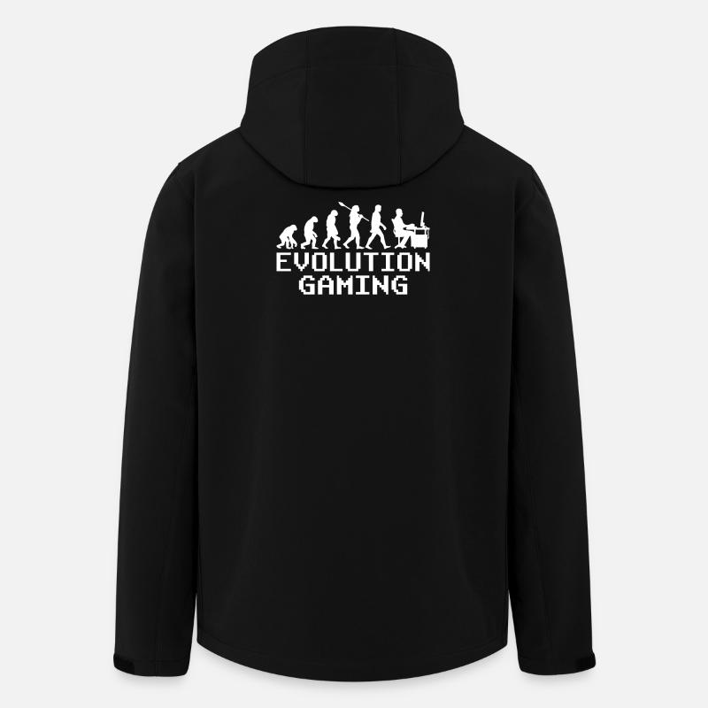 Pc Gaming Evolution - Recycelte Männer Softshell-Jacke von Stanley/Stella - Schwarz