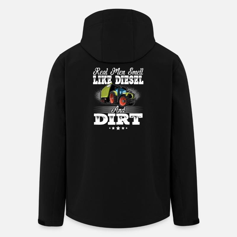Tractor funny saying - Men’s Recycled Softshell Jacket by Stanley/Stella - black