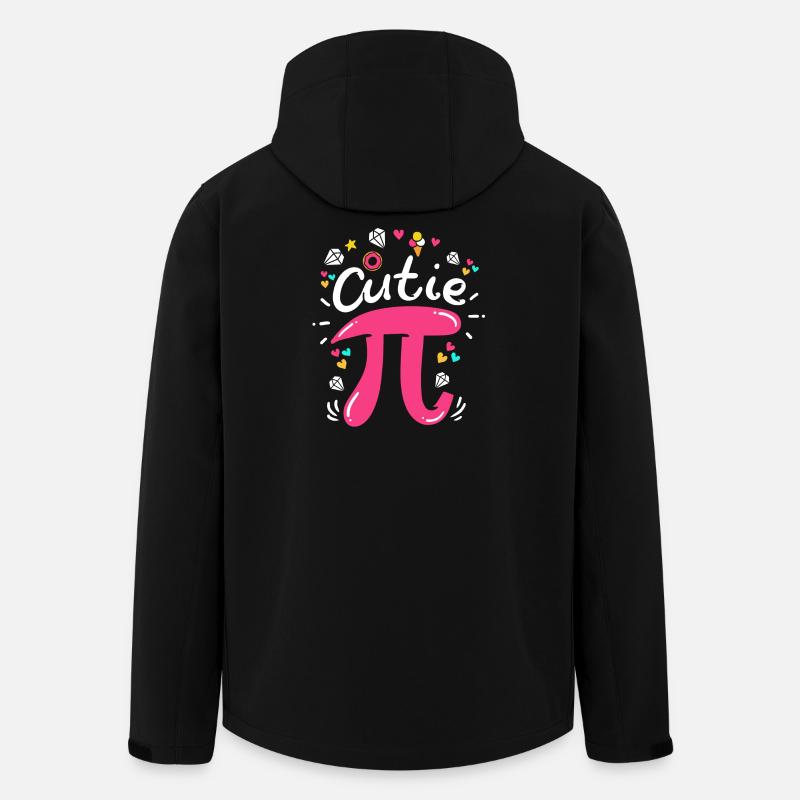 Pi jour Pi maths - Veste softshell homme en polyester recyclé Stanley/Stella - noir