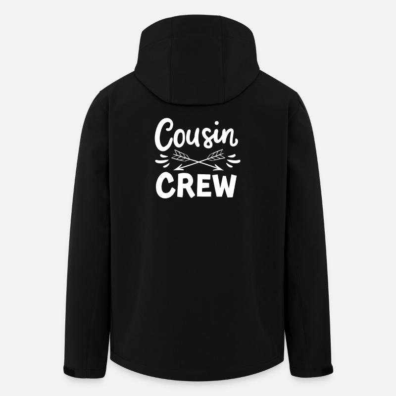 Cousin crew - Men’s Recycled Softshell Jacket by Stanley/Stella - black