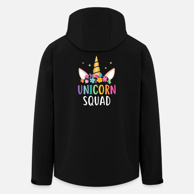 Unicorn Squad - Men’s Recycled Softshell Jacket by Stanley/Stella - black