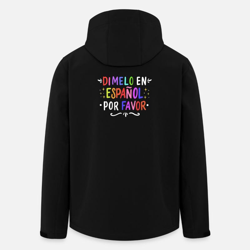 Espagnol Professeur d’espagnol Langue - Veste softshell homme en polyester recyclé Stanley/Stella - noir