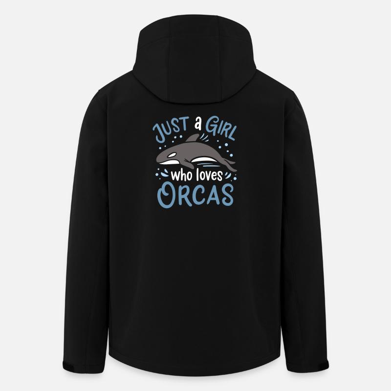 Orcas Orca-Liebhaber - Recycelte Männer Softshell-Jacke von Stanley/Stella - Schwarz