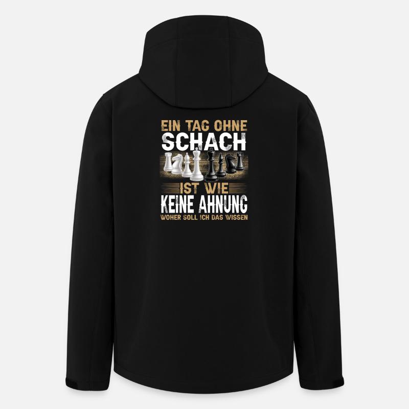 Schach - Recycelte Männer Softshell-Jacke von Stanley/Stella - Schwarz