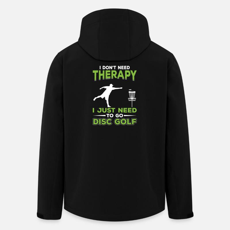 Disc Golf - Recycelte Männer Softshell-Jacke von Stanley/Stella - Schwarz