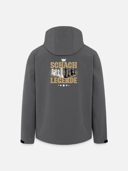 Schach Legende - Recycelte Männer Softshell-Jacke von Stanley/Stella - Schwarz