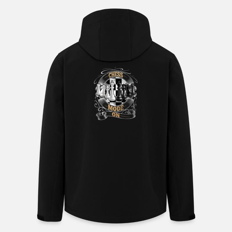 Schach - Recycelte Männer Softshell-Jacke von Stanley/Stella - Schwarz