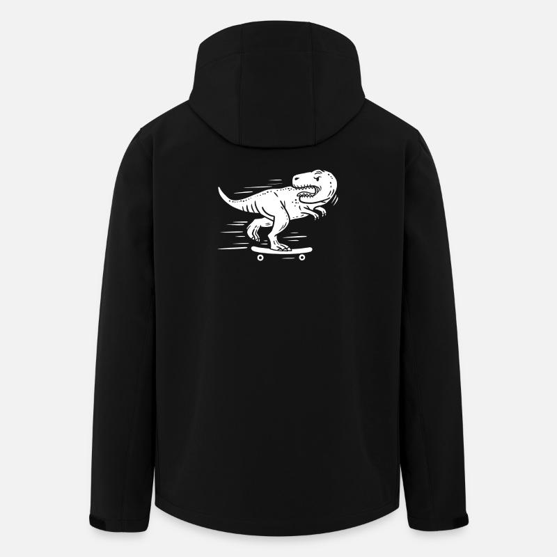 Longboard Longboarder Skater - Veste softshell homme en polyester recyclé Stanley/Stella - noir