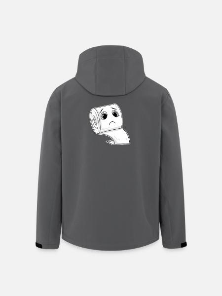 PQ Mème drôle - Veste softshell homme en polyester recyclé Stanley/Stella - noir