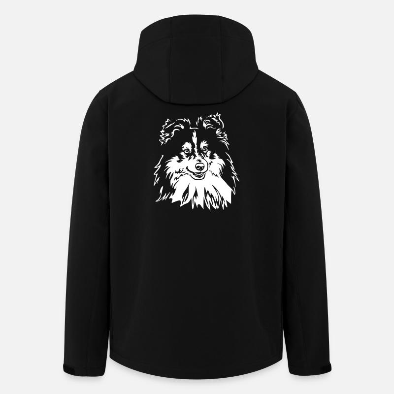 Sheltie Tête « Black Edtion » - Veste softshell homme en polyester recyclé Stanley/Stella - noir