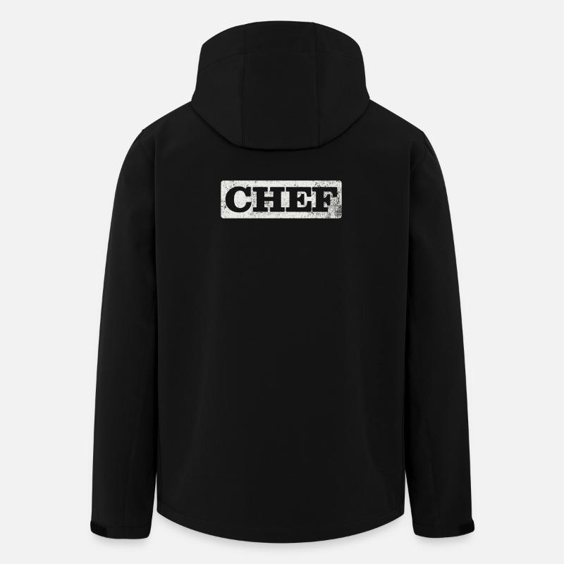 Chef Cook Hobby Chef - Men’s Recycled Softshell Jacket by Stanley/Stella - black