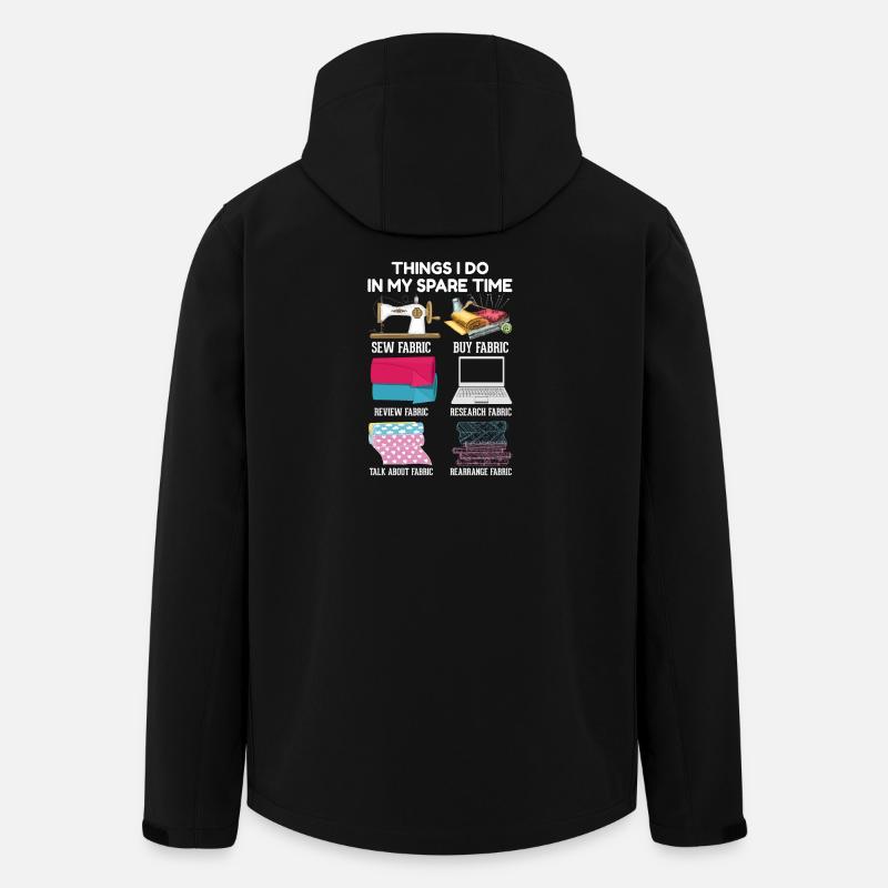 Nähen - Recycelte Männer Softshell-Jacke von Stanley/Stella - Schwarz