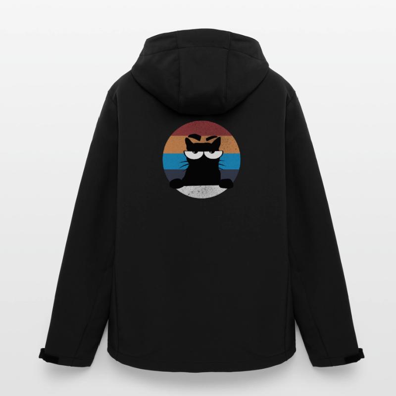 Grumpy Katze Recycelte Männer Softshell-Jacke von Stanley/Stella