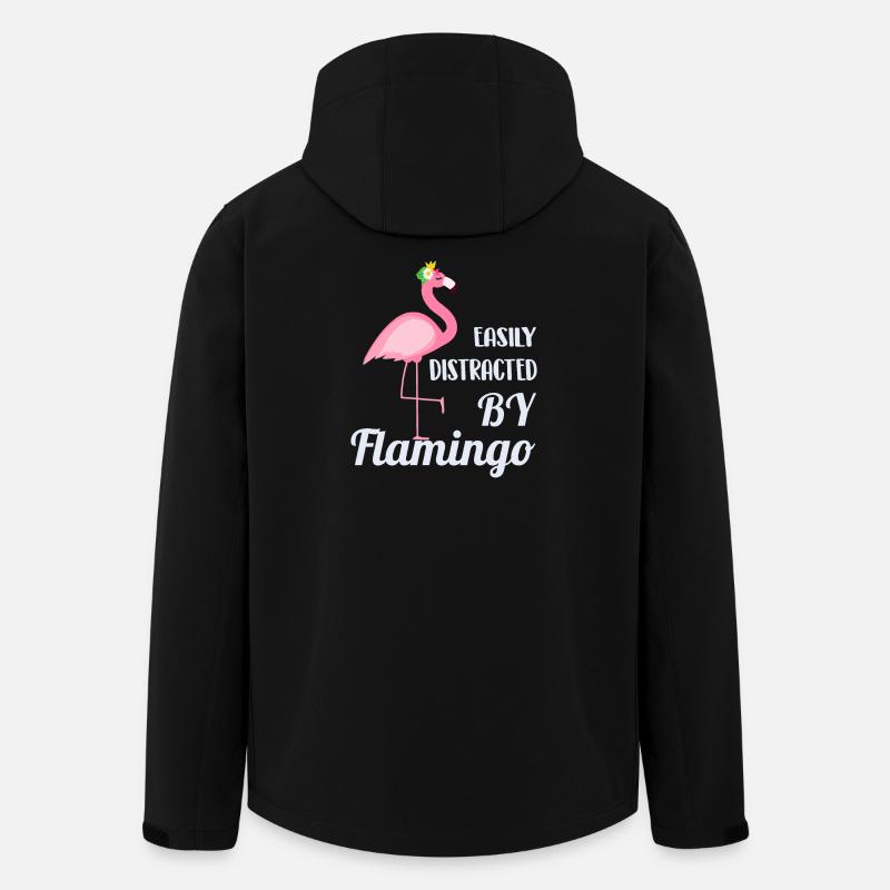 Flamingo - Recycelte Männer Softshell-Jacke von Stanley/Stella - Schwarz