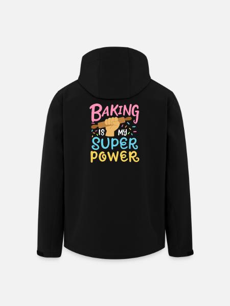 Baking Baker Rolling Pin - Men’s Recycled Softshell Jacket by Stanley/Stella - black