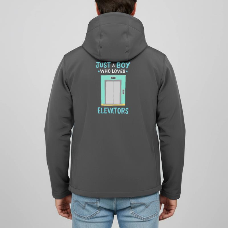 Elevator Elevator Technician Elevator Mechanics Men’s Recycled Softshell Jacket Discoverer by Stanley/Stella