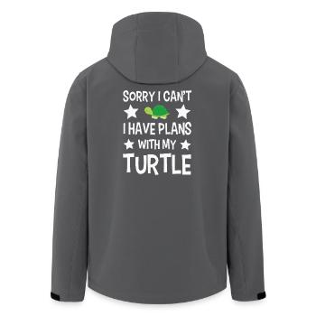Tortues - Veste softshell homme en polyester recyclé Stanley/Stella - charbon - Dos - AI Model Male 185 light (185cm)
