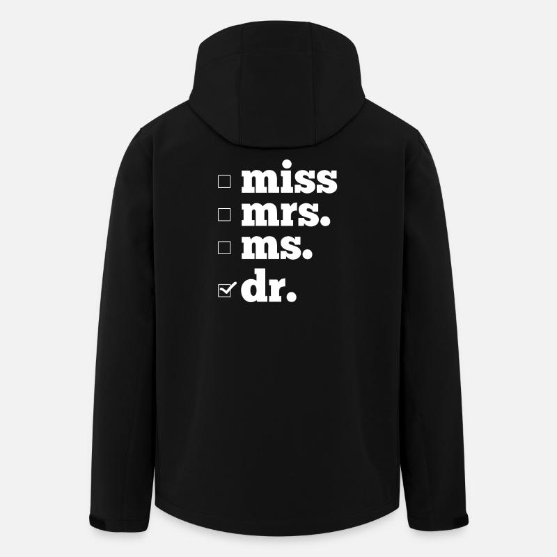 Ph.D. Doctorate - Men’s Recycled Softshell Jacket by Stanley/Stella - black