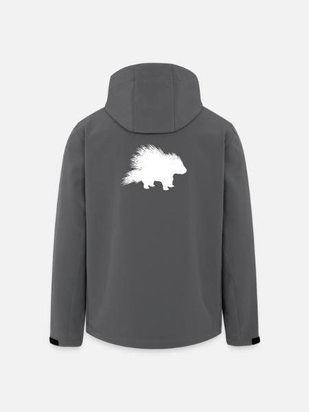 Porc-épic épic - Veste softshell homme en polyester recyclé Stanley/Stella - noir