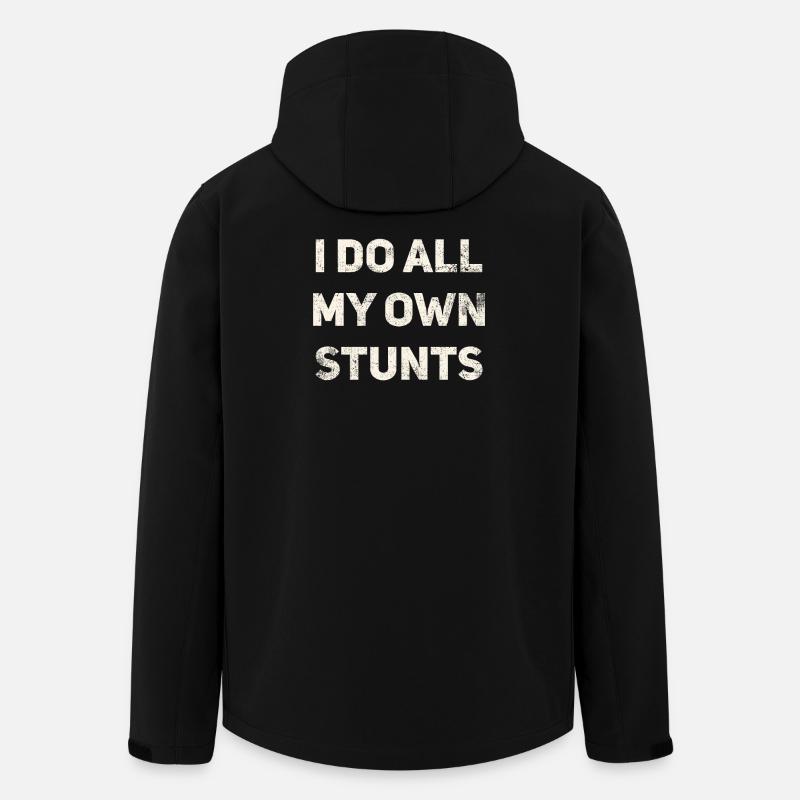 Stunts Verletzungen Genesung - Recycelte Männer Softshell-Jacke von Stanley/Stella - Schwarz