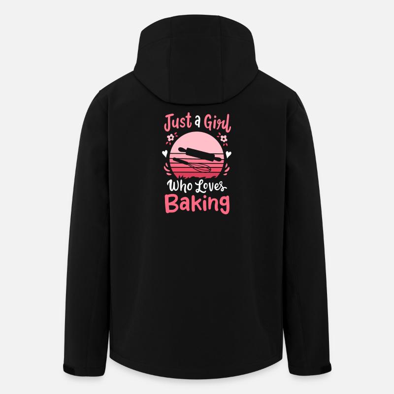 Backen Bäcker Retro - Recycelte Männer Softshell-Jacke von Stanley/Stella - Schwarz