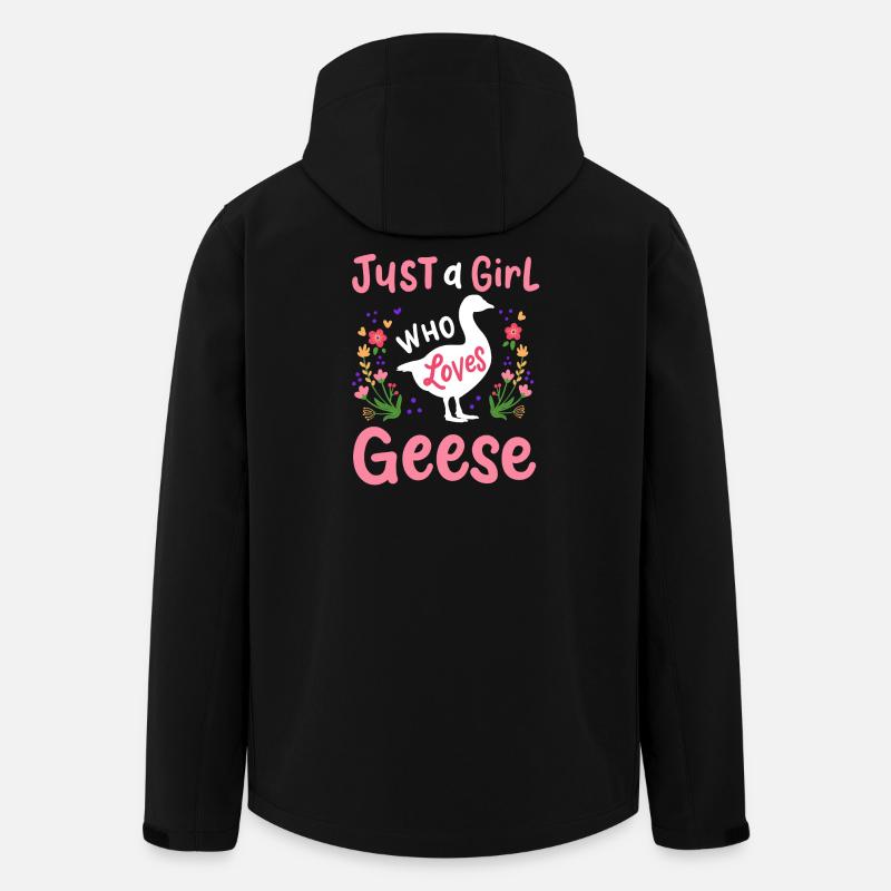 Gans Gänseliebhaber - Recycelte Männer Softshell-Jacke von Stanley/Stella - Schwarz