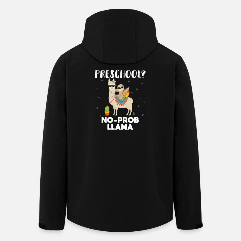 preschool no prob llama - Men’s Recycled Softshell Jacket by Stanley/Stella - black
