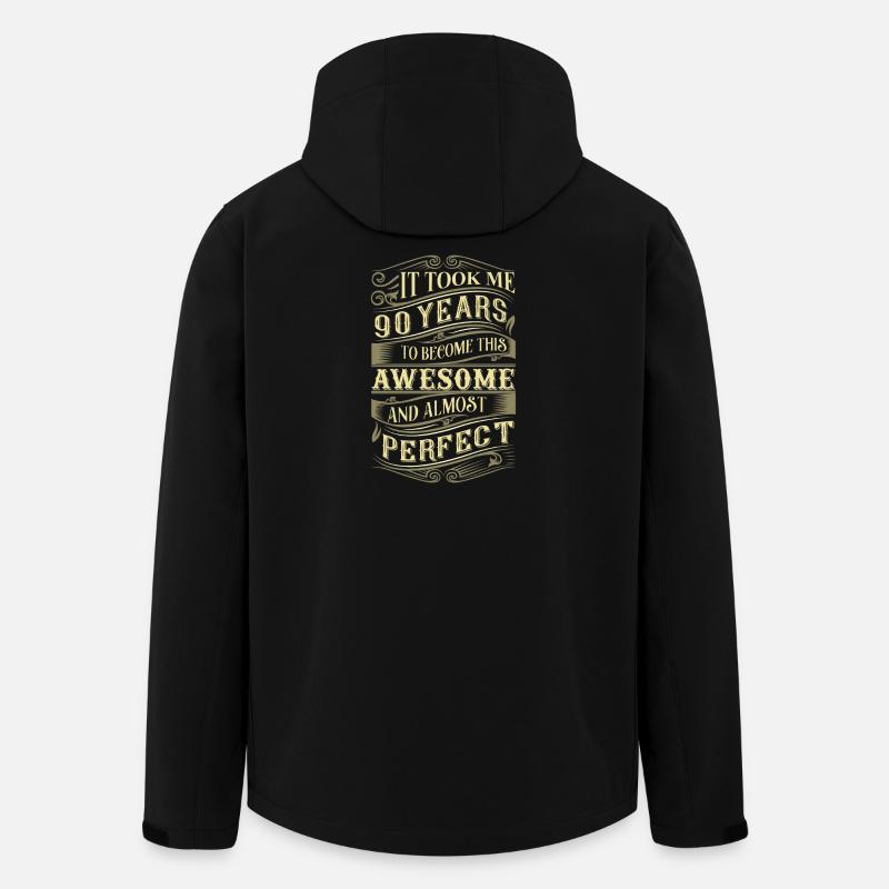 90e anniversaire - Veste softshell homme en polyester recyclé Stanley/Stella - noir