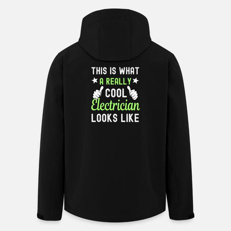 Électriciene électriciene - Veste softshell homme en polyester recyclé Stanley/Stella - noir