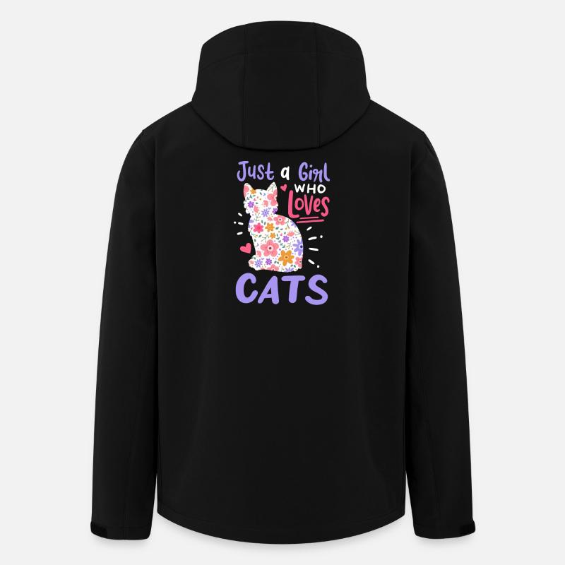 Katzen Katzenliebhaber - Recycelte Männer Softshell-Jacke von Stanley/Stella - Schwarz
