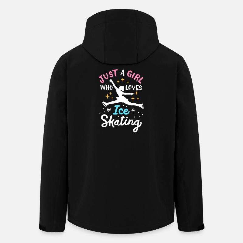 Eislaufen Eisläufer - Recycelte Männer Softshell-Jacke von Stanley/Stella - Schwarz