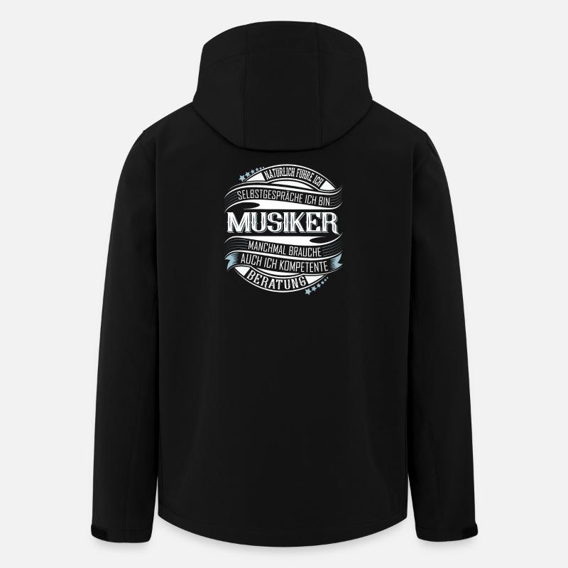 Musiker - Recycelte Männer Softshell-Jacke von Stanley/Stella - Schwarz