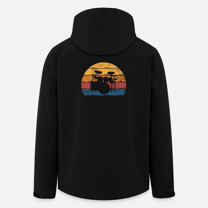 Schlagzeug Schlagzeuger - Recycelte Männer Softshell-Jacke von Stanley/Stella - Schwarz