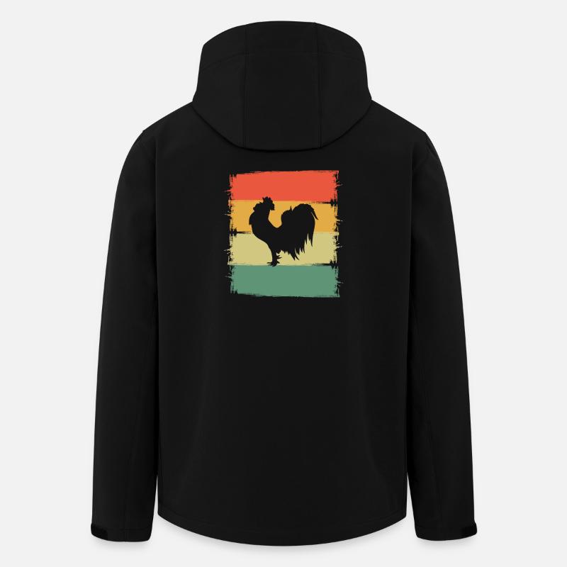 Rooster - Men’s Recycled Softshell Jacket by Stanley/Stella - black
