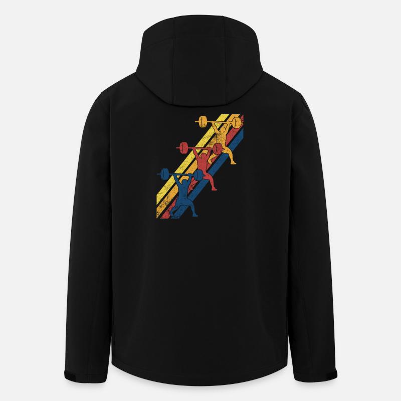 Gewichtheben Gewichtheber - Recycelte Männer Softshell-Jacke von Stanley/Stella - Schwarz