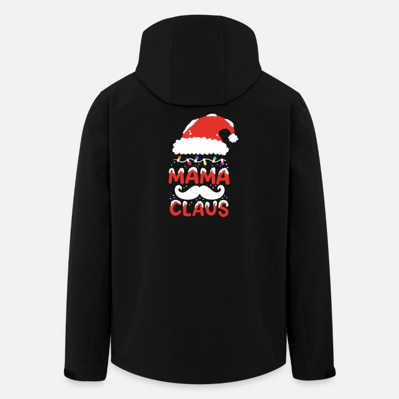 Weihnachten Mama Claus Mutter - Recycelte Männer Softshell-Jacke von Stanley/Stella - Schwarz