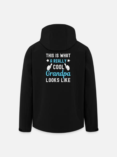 Grossvater Opa - Recycelte Männer Softshell-Jacke von Stanley/Stella - Schwarz