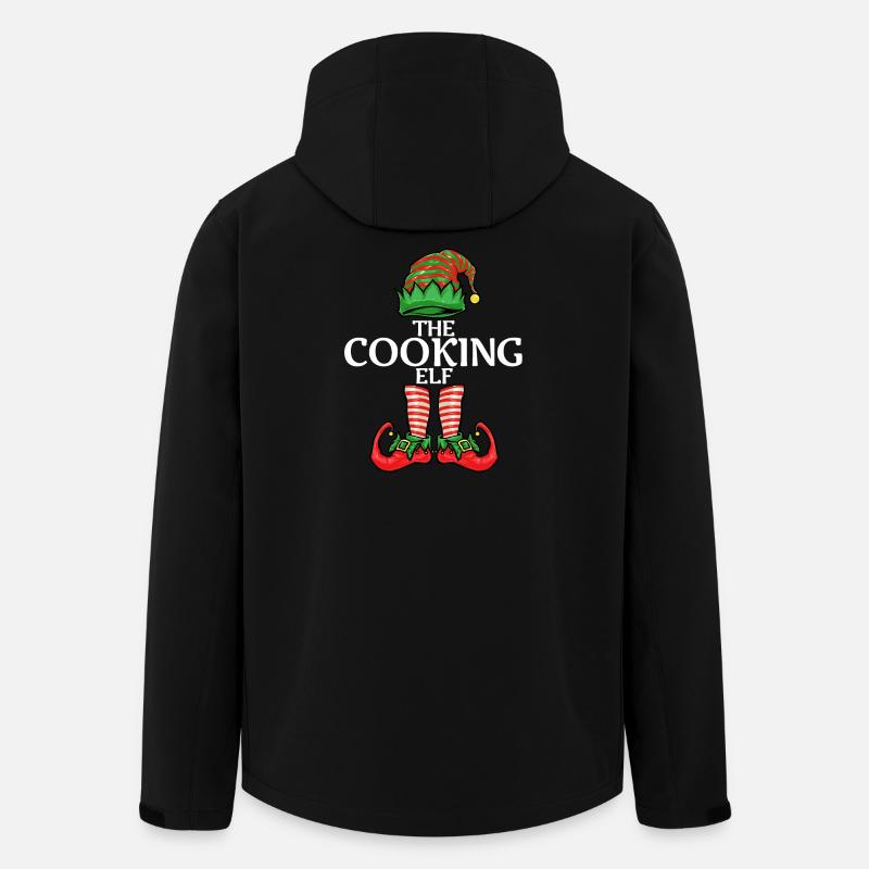 Weihnachten Koch Elf - Recycelte Männer Softshell-Jacke von Stanley/Stella - Schwarz
