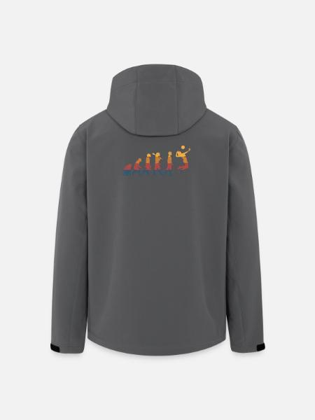 Volleyball Volleyballspieler - Recycelte Männer Softshell-Jacke von Stanley/Stella - Schwarz