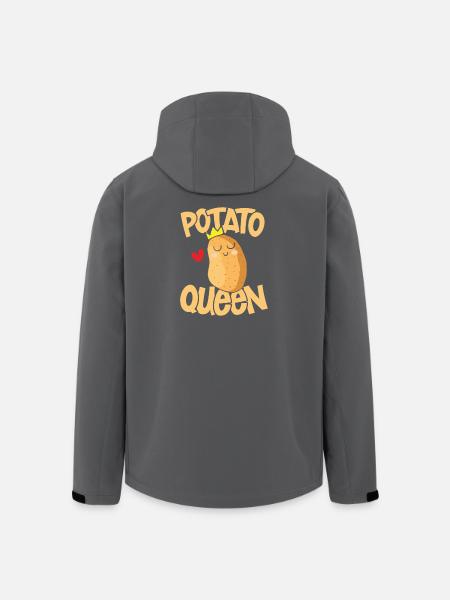 Potato queen - Recycelte Männer Softshell-Jacke von Stanley/Stella - Schwarz